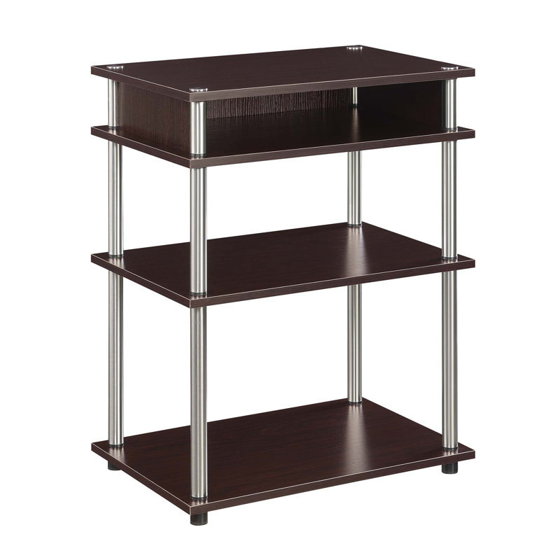 Edwin 30'' H x 23.75'' W Printer Stand, Espresso