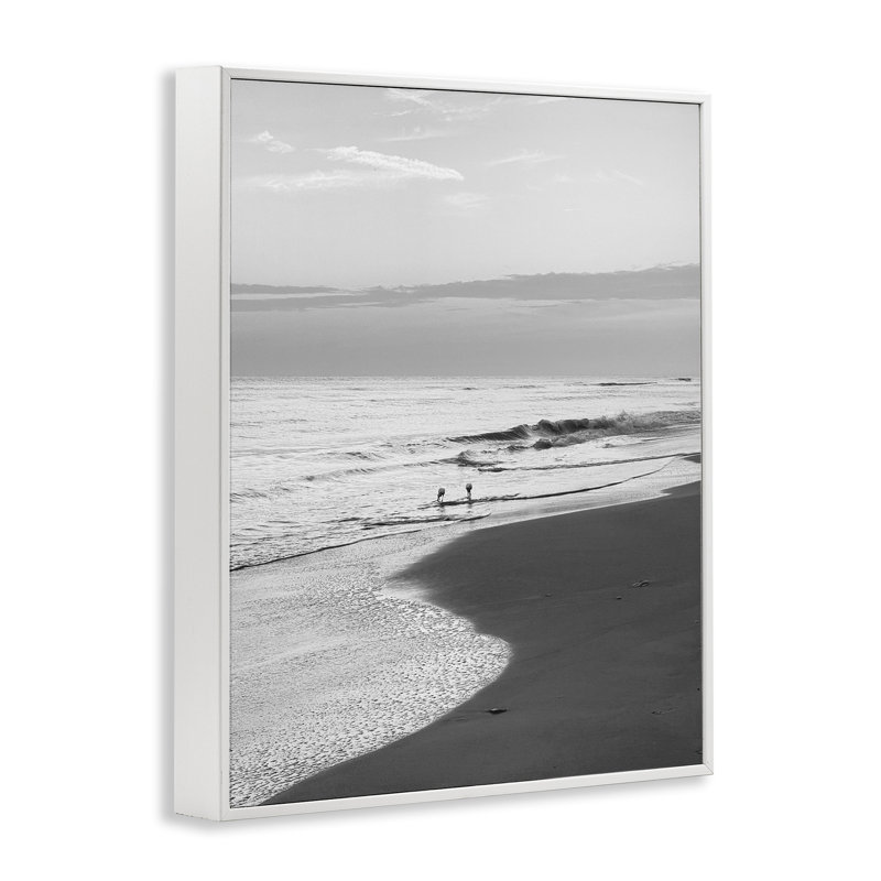  «Evening Beach Stroll», art de la giclée encadrée par Graffi *ee Studios, H 30 po x l 24 po