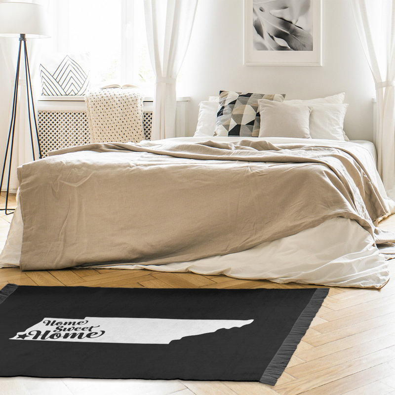 Tapis de zone noire memphis home
