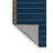 Machine Washable Horizontal Stripes Blue Area Rug-1806040596