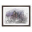 Dallas Texas Skyline at Dusk in Abstract - Picture Frame Graphic Art Print-55679787-55679790