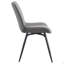 Ensemble de 2 chaises pivotantes capitonnées