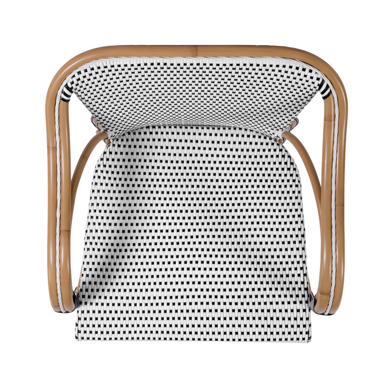 Cliff Outdoor Arm Chair, Cliff Outdoor Arm Chair, Black & White