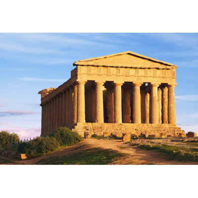Greek Ruins - Wrapped Canvas Print