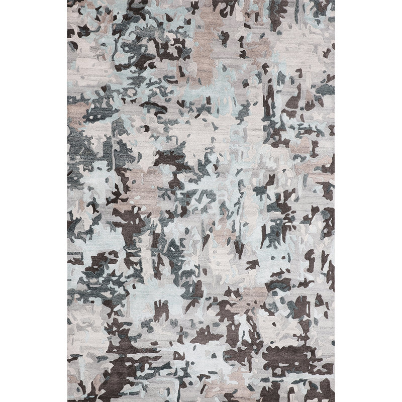 Abstract Area Rug, Rectangle 5'9" x 8'10"