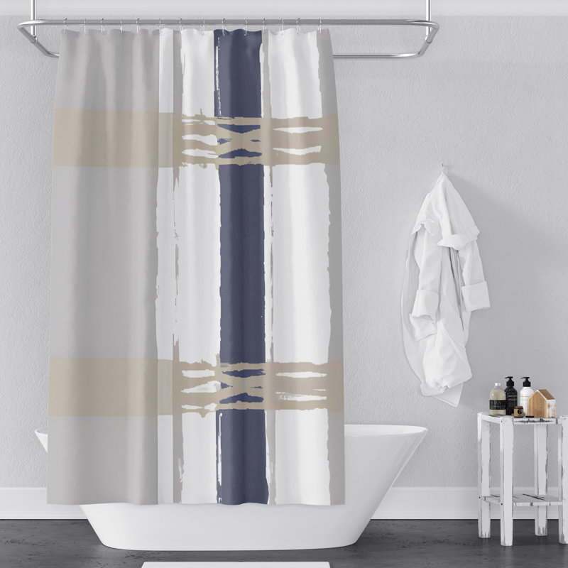 Rideau de douche Cyriana, H 72 po x l 70 po