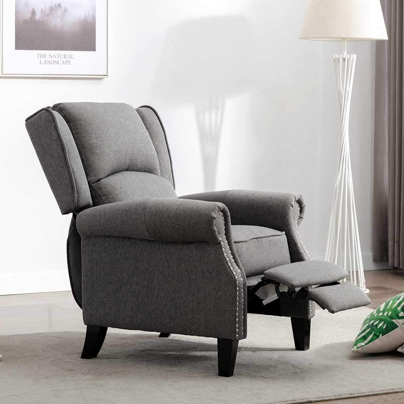 Arseni 78cm Wide Home Theatre Recliner, Grey