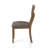 Geles Upholstered Side Chair in Brown