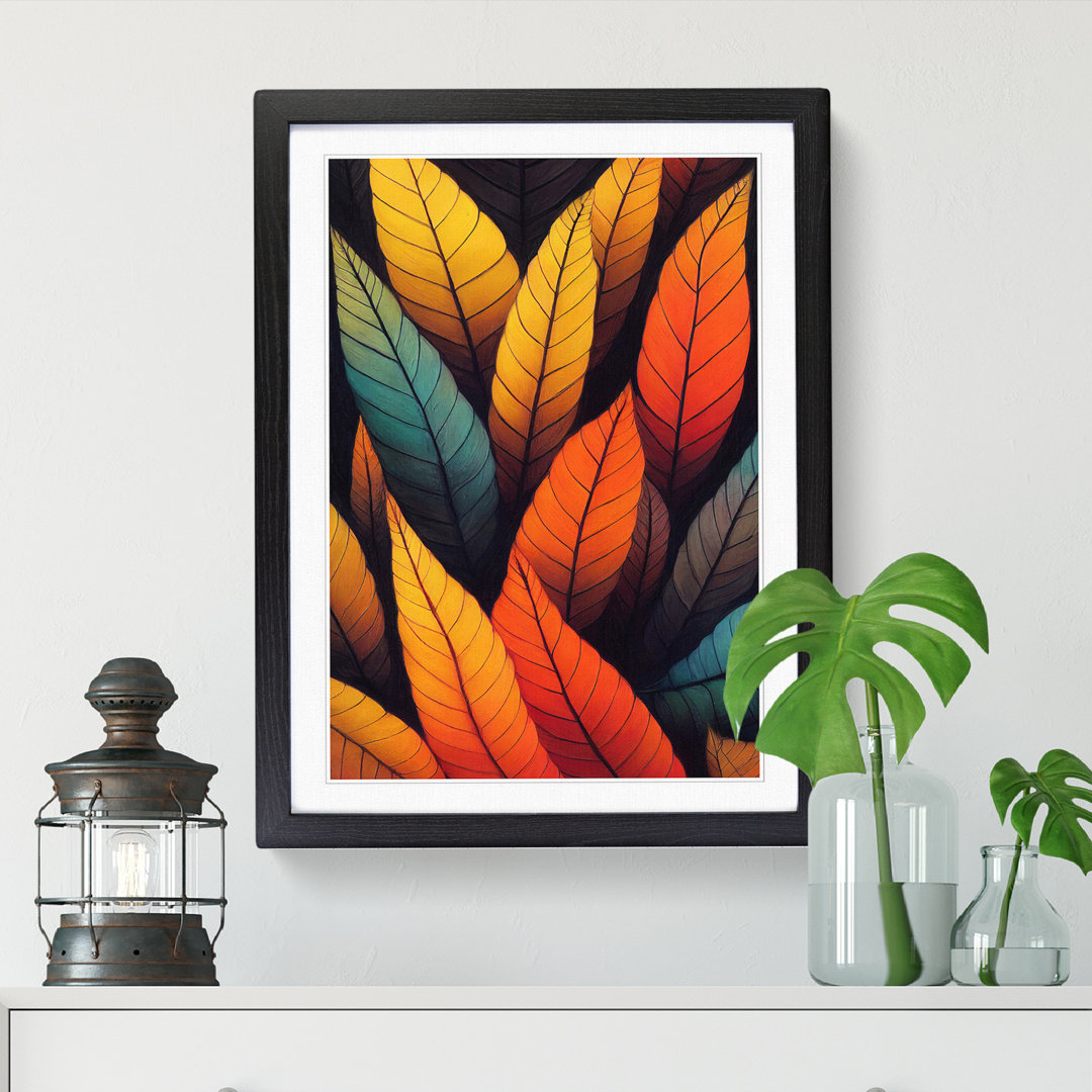 Autumn Forest Leaves Vol.1 - Single Picture Frame Print