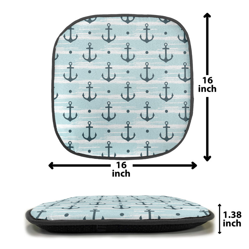 Outdoor 1.38'' Dining Chair Seat Cushion