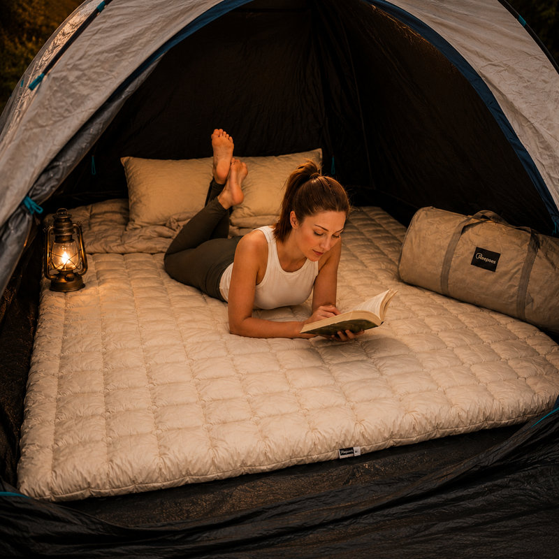 5 cm Wool Mattress Pad, 140 x 200 cm