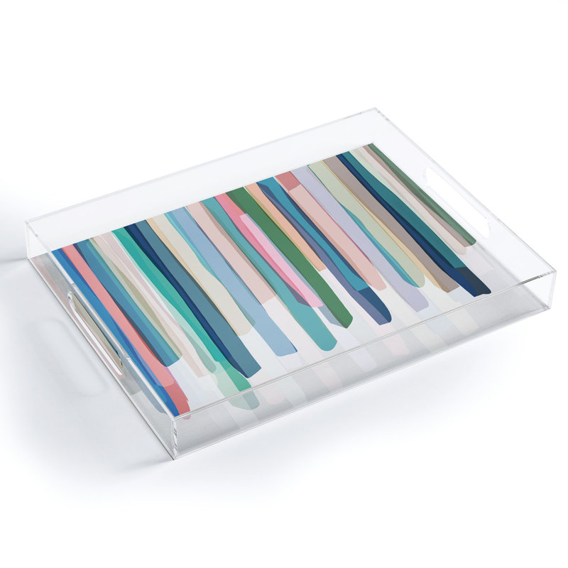 Plateau de repose-pieds en acrylique Mareike Boehmer, H 1,75 po x l 12 po x L 15,5 po