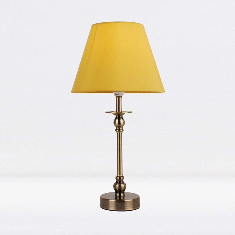 Avocet Metal Lamp, Chrome, Ochre