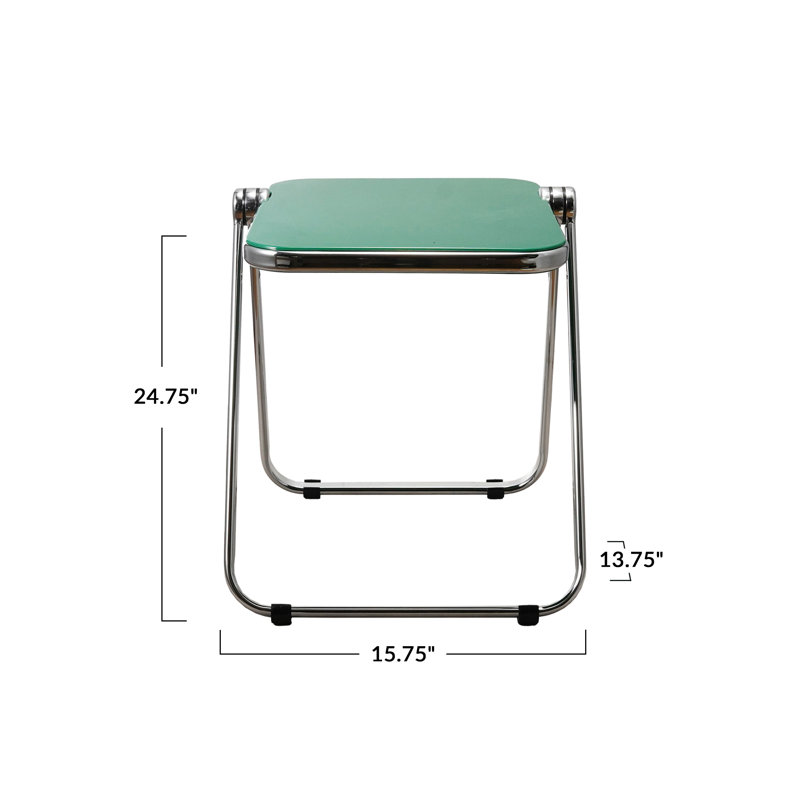 Metal And Polycarbonate Folding Tray Table