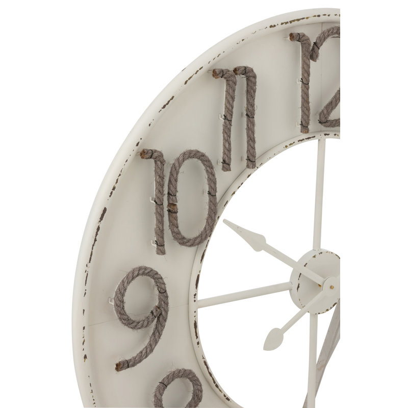 Marie Metal Wall Clock, 91cm H x 91cm W x 6.5cm D