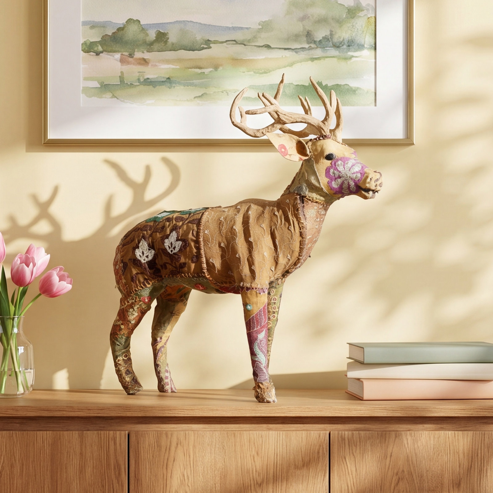 Standing Forest Stag Figurine