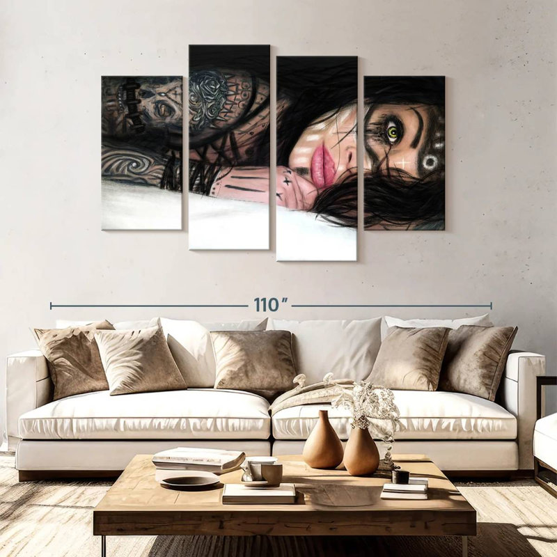 Leisha Episode Before An Arab Town, 54" H x 84" W