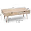 Rousseau Solid Wood Four Leg Coffee Table-758452267