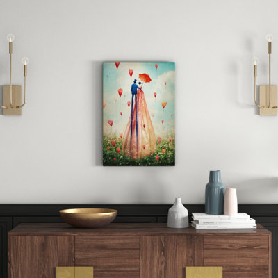 Graphic Art Print on Wrapped Canvas