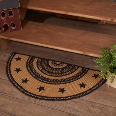 Hand Braided Geometric Rug