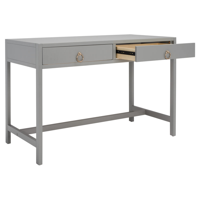 Bureau à 2 tiroirs Esther, Gris