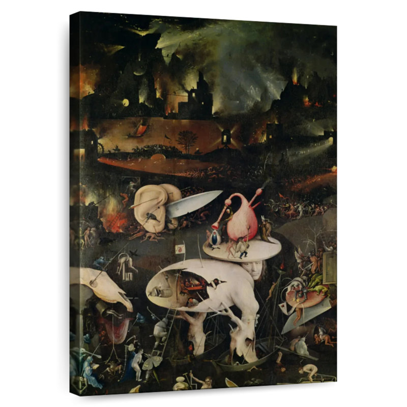 Kelan, le jardin des délices terrestres VII, H 24 po x l 16 po