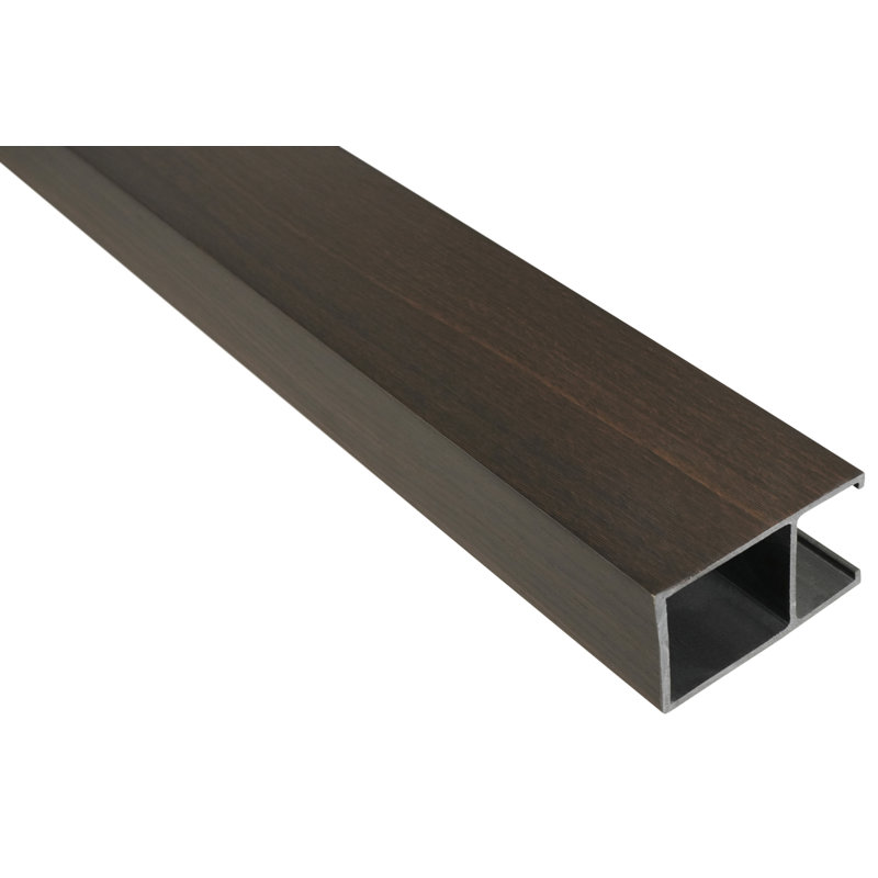 Ensemble de tube de plafond à chicane 78,7 po avec tiges de suspension et quilles, système de plafond acoustique décoratif en PVC lisse