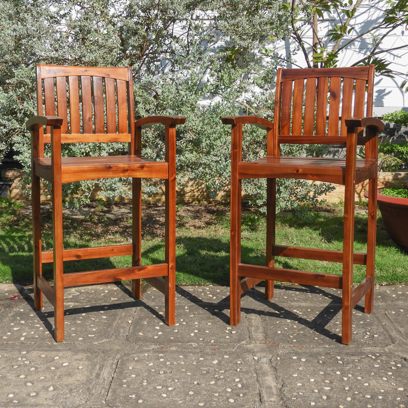 Kaci-Lei Acacia Outdoor Stool
