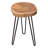 Azzole Solid Wood Top End Table