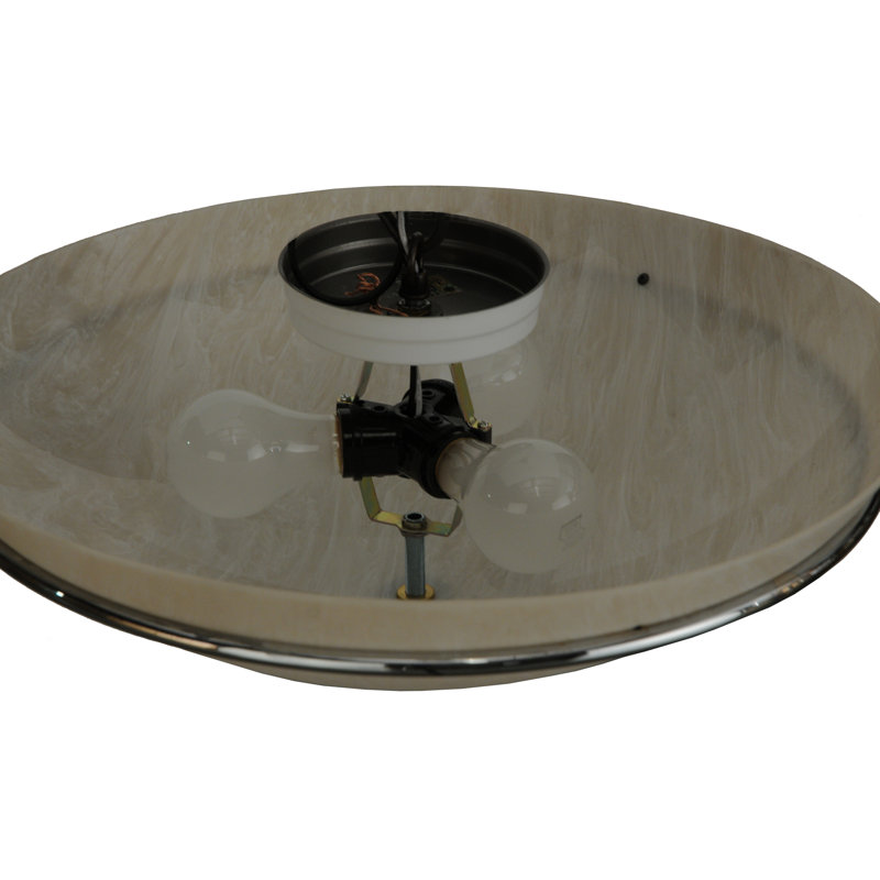 Plafonnier encastré 3 lumières 18 po