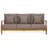 Clairmont Teakwood Patio Sofa-112272349