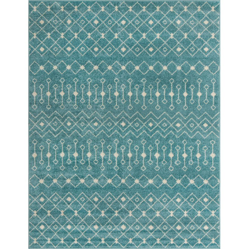 Abstract Indoor Rug, Rectangle 7'10" x 10'