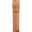 Attelle pour genoux à scie brute l 6 po x P 16 po x H 28 po, cèdre rouge de l'Ouest-64751483-64784821