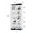Double Door Glass Display Cabinet With 5 Shelves, Curio Cabinet-1729971636
