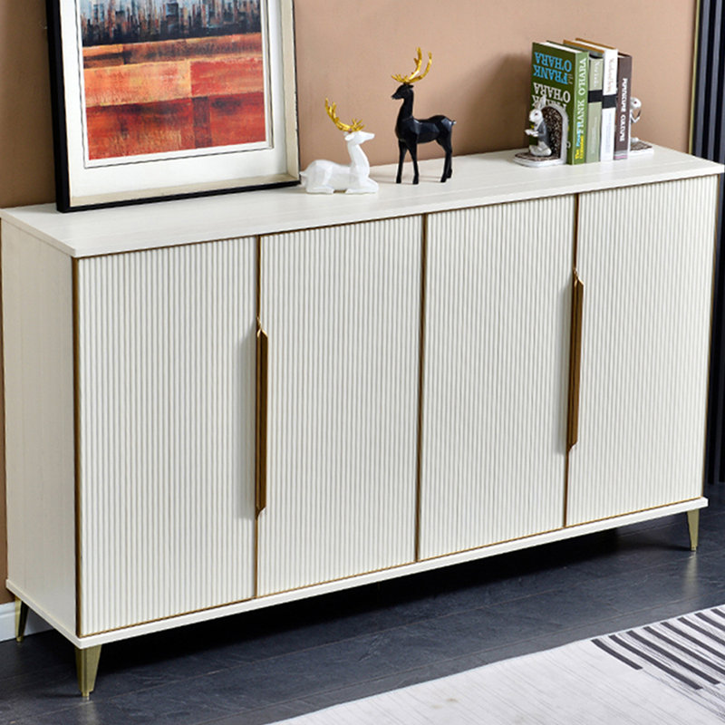 White Aluminium alloy Shoe Storage