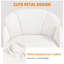 Desk Chair With Petal-shaped Backrest-345685755