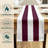 Burgundy Striped Table Runner 72" x 12"-27798565-27778790