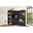 Multifunctional Left-Right Combination Hall Cabinet (Can Be Used Separately) With Storage And 4 Hooks, Storage Cabinet/ Hall Tree 2 In 1 For Living Room, Kitchen And Hallway-697850234
