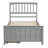 Santa Monica Platform Bed with Two Drawers-1404422620