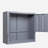 29.96" H Gray Metal Garage Cabinet With Door, Wall - Mounted Storage For Basements, Warehouses, Kitchens, Flexible Design, Precise Hinge Steel Quick Setup, Shelf Customization