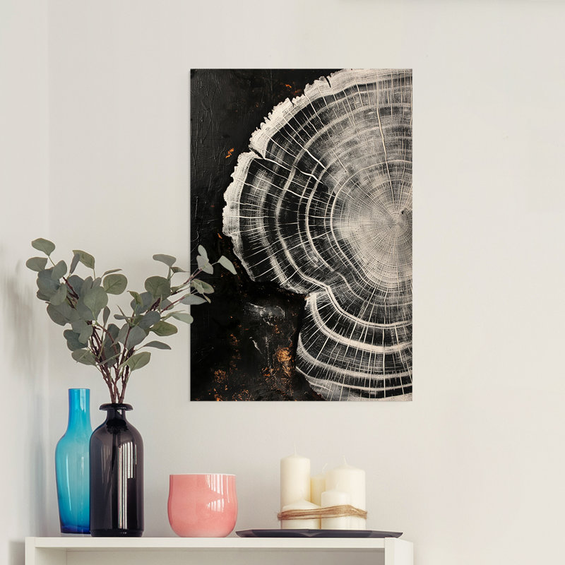 Série ABSTRACT CXC III - Impression sur toile seulement - NON-CADRE, H 18 po x l 12 po