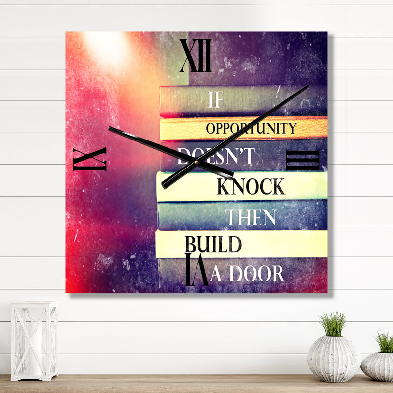 Horloge murale «If occasion», Moyen