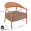 Ensemble de chaises d'appoint 2 pièces Summer Modern