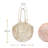 Fixturedisplays® 3 PK Reusable Cotton Mesh Grocery Bags, Lightweight Washable String Bags For Shopping, Fruits, Beach & Daily Use 0B8F2560BB374C7E9C865D209B9B87B3