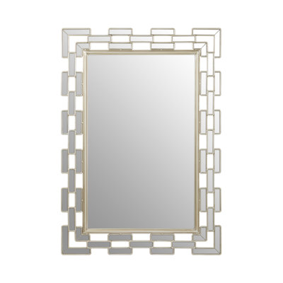 Smithers Metal Flat Wall Mirror