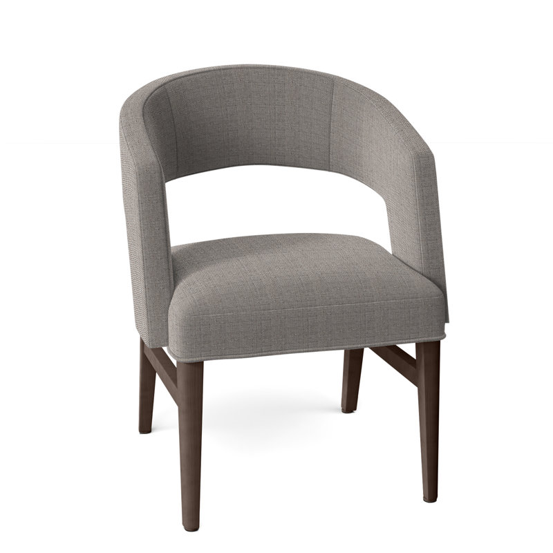 Chaise avec accoudoirs Bryant, Perigold Willa Bark, Noisette
