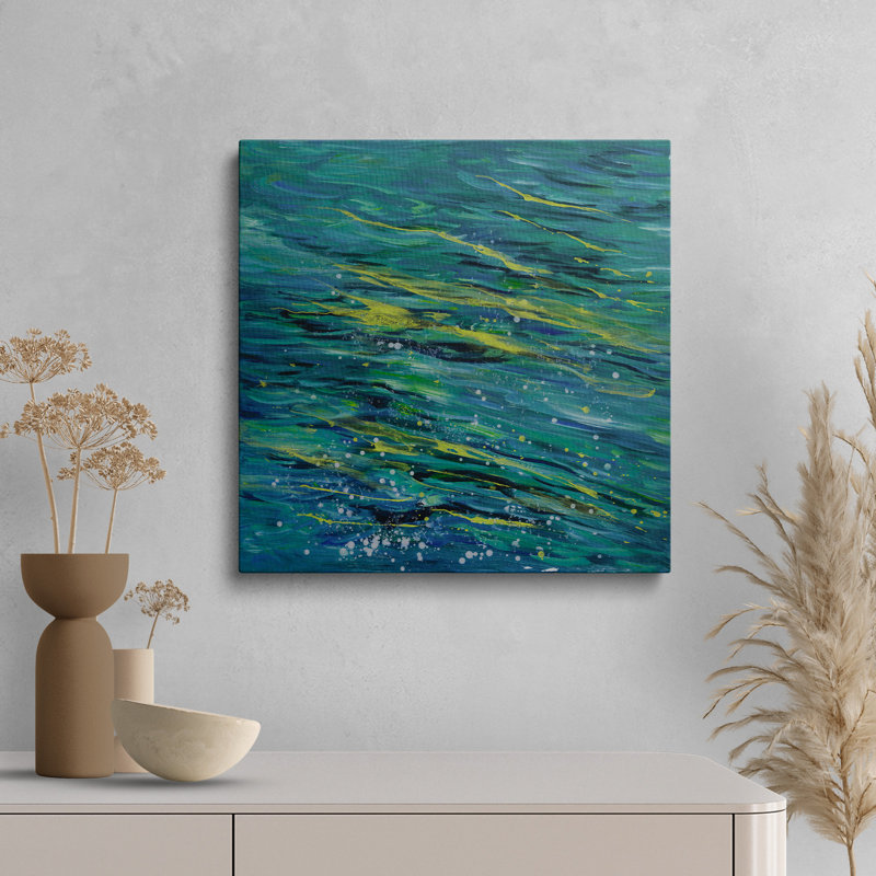 "Peaceful Sea with Sunlight", reproduction d'art sur toile