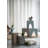 Cylindrical Garden Capiz Stool, Accent Side Table