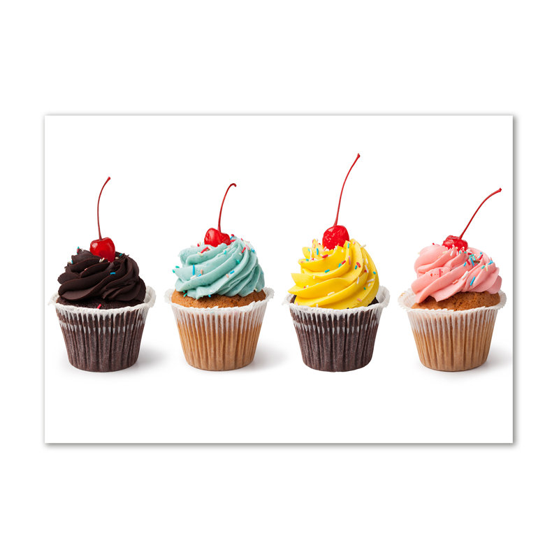 Cupcakes - No Frame Print on Canvas