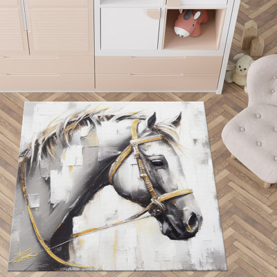 Tapis à motif de médaillon classique non tissé à imprimé de couleurs vives pour des décors modernes et traditionnels